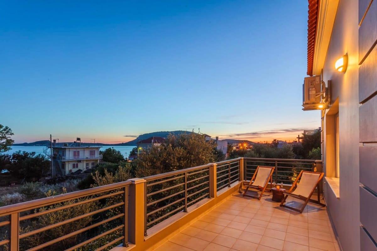 Navarino Captains Villa - Lux Private Pool Retreat Marathopoli Exteriér fotografie