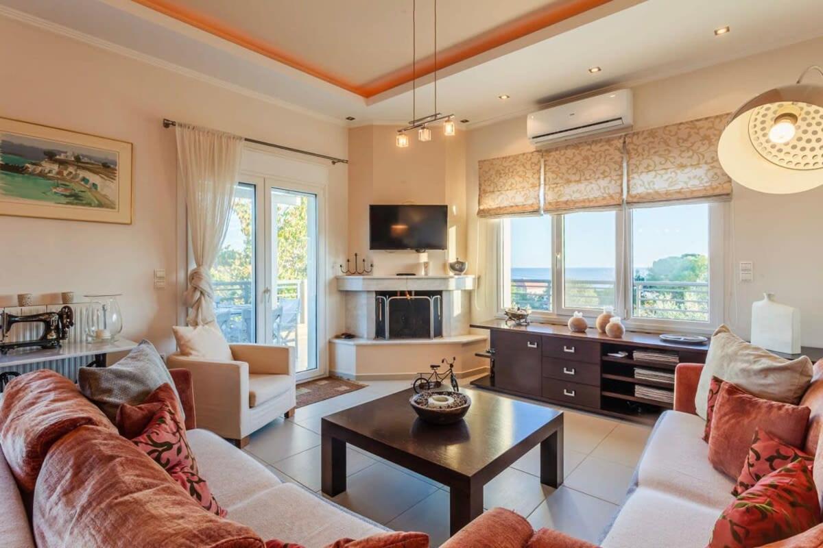 Navarino Captains Villa - Lux Private Pool Retreat Marathopoli Exteriér fotografie
