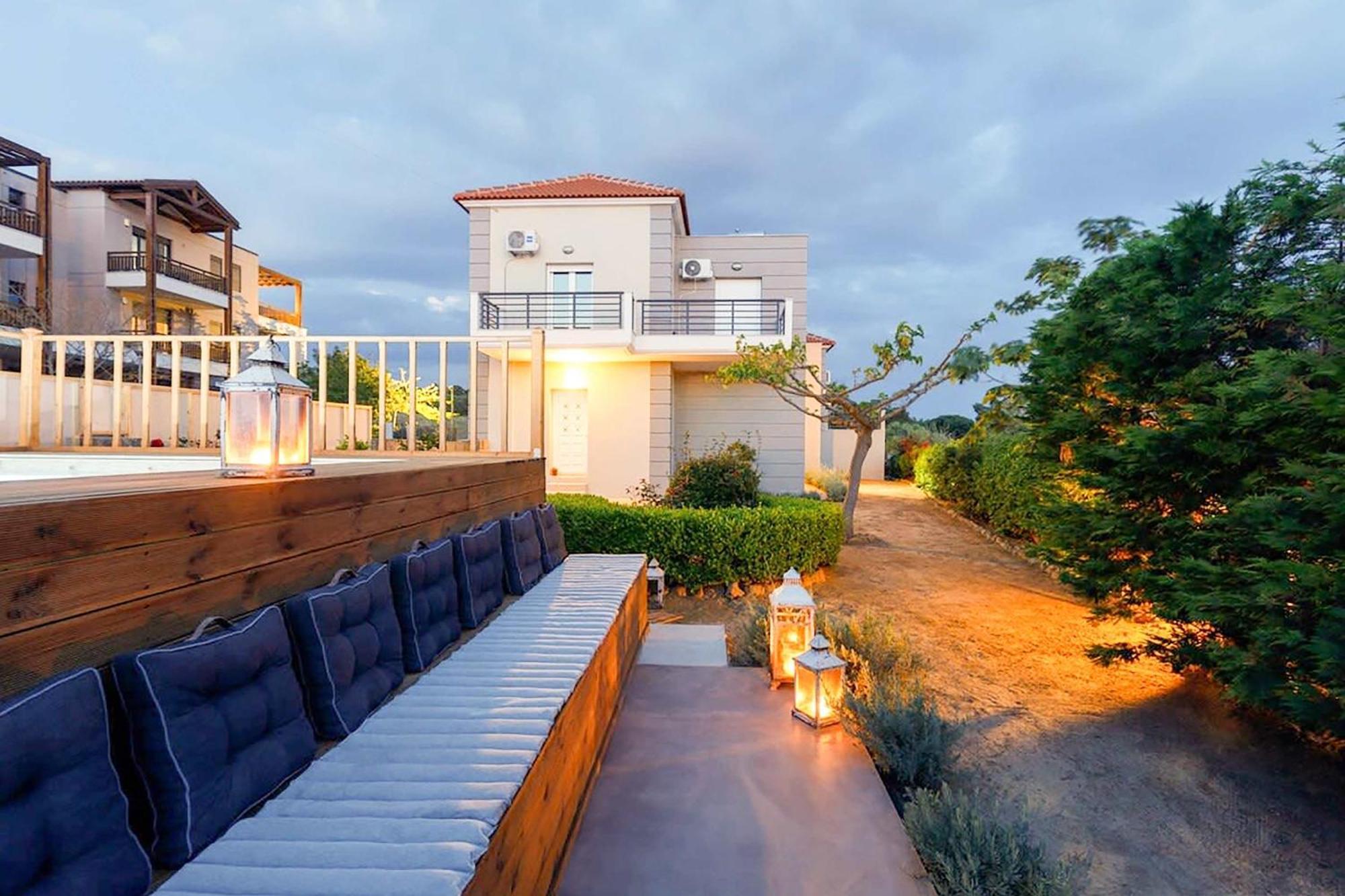 Navarino Captains Villa - Lux Private Pool Retreat Marathopoli Exteriér fotografie