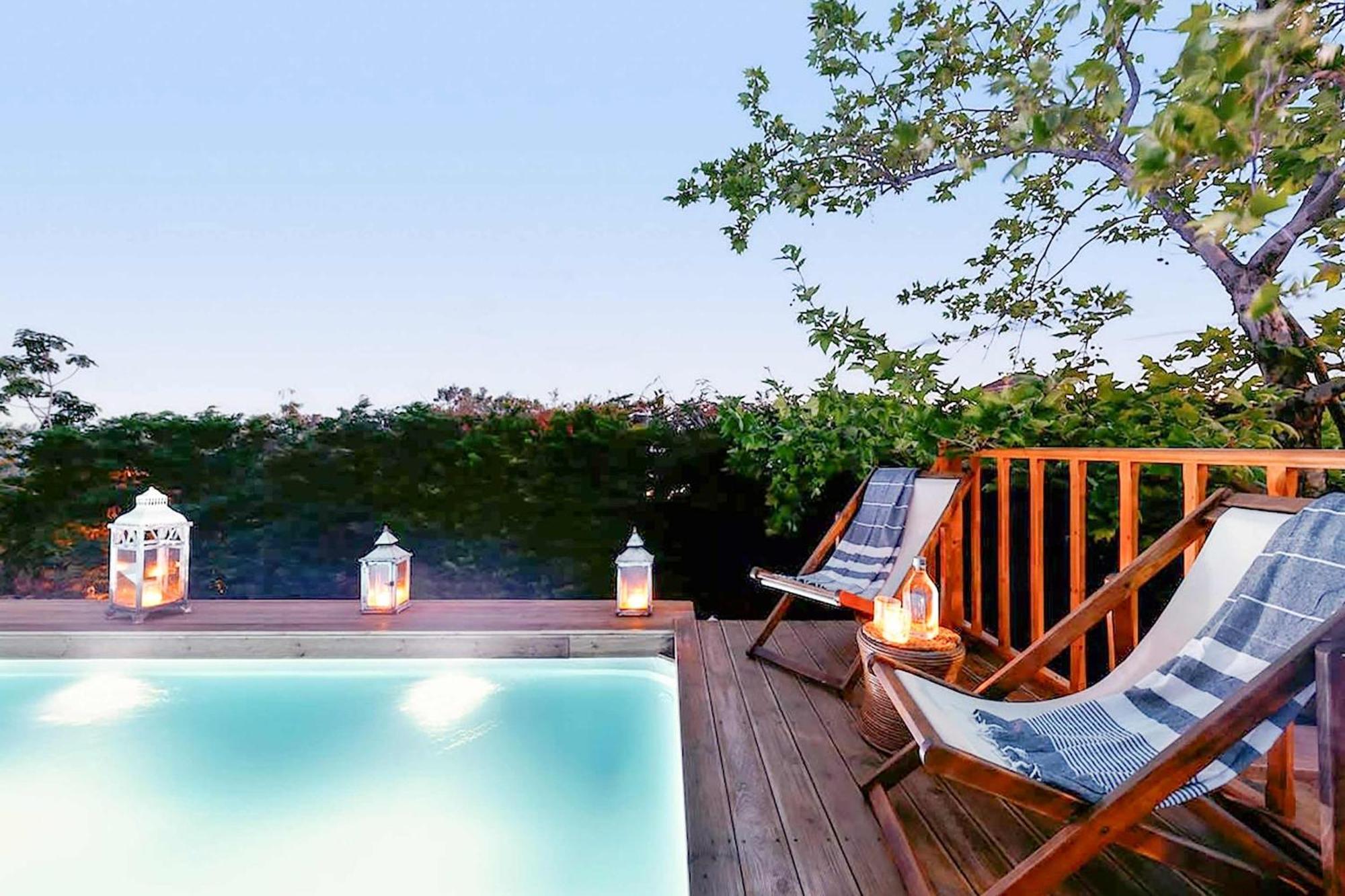Navarino Captains Villa - Lux Private Pool Retreat Marathopoli Exteriér fotografie